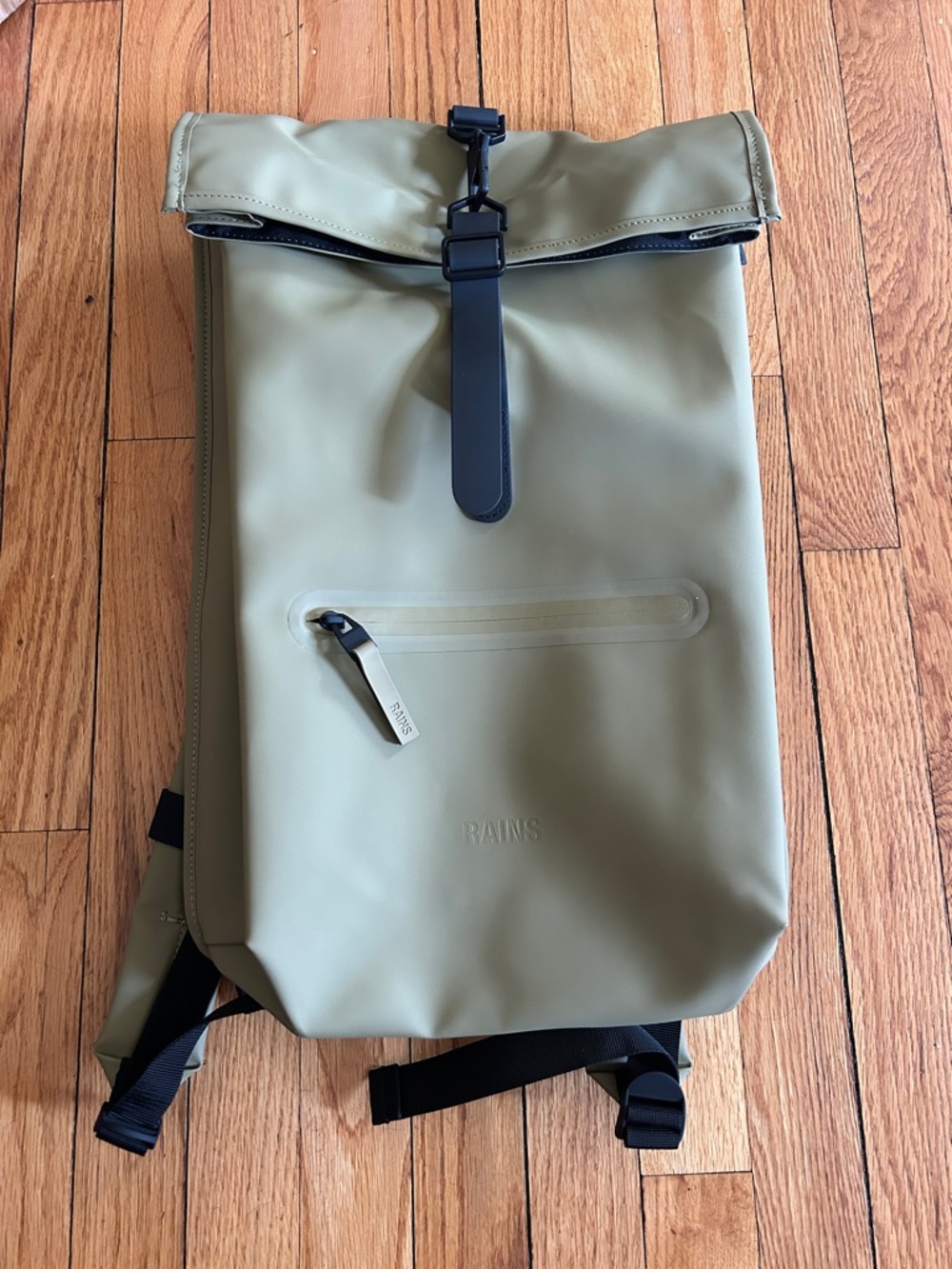 RAINS Rolltop Rucksack Backpack - Picture 5 of 16